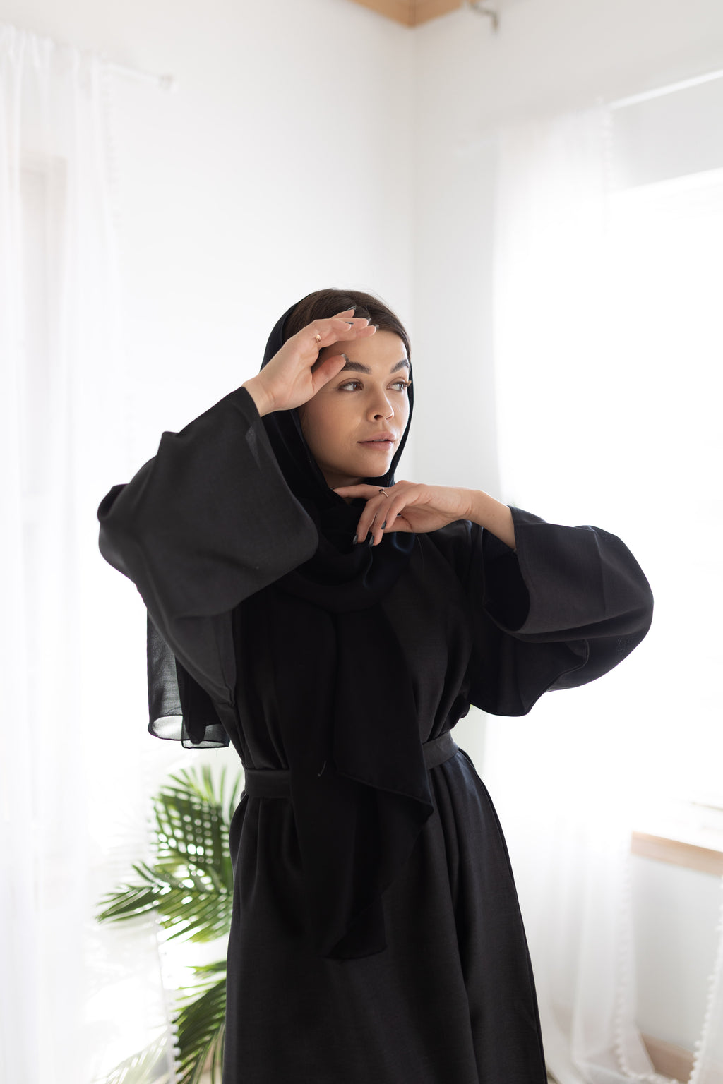 Linen Abaya