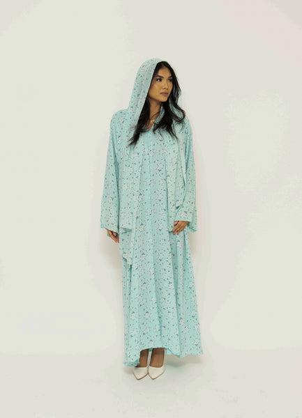 Floral - Aqua