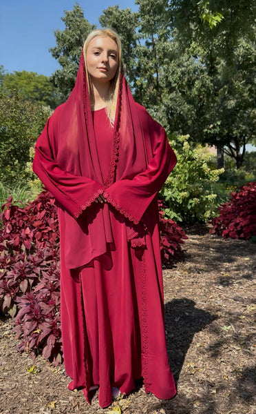 Yasmin - Burgundy