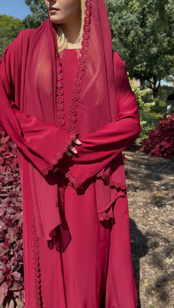 Yasmin - Burgundy