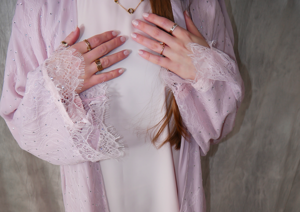 Lina Abaya - Light Pink