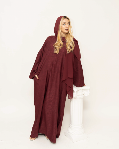 Linen - Burgundy
